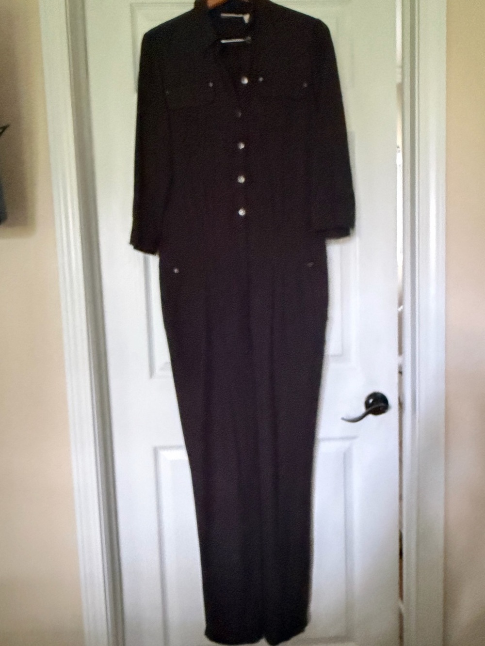 Women's Black Jumpsuit - Picture 16 of 16